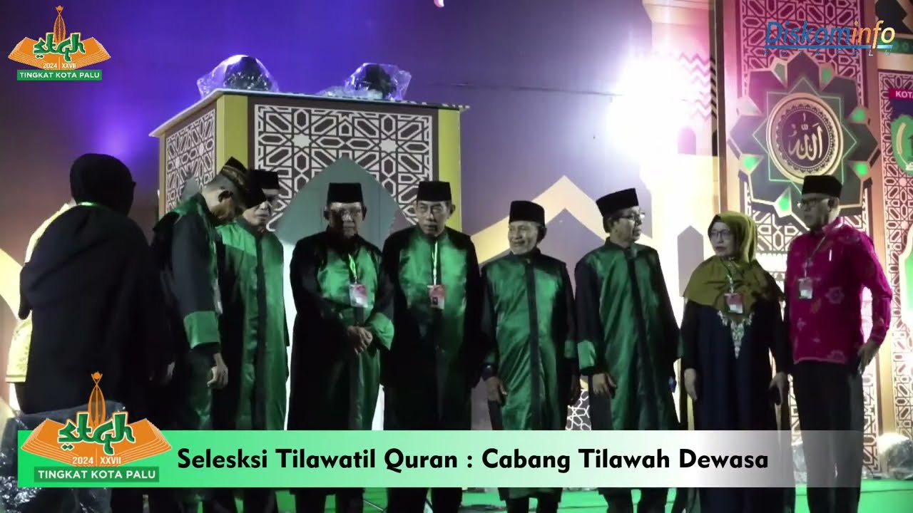 (LIVE)  SELEKSI TILAWATIL QURAN DAN HADITS XVII TINGKAT KOTA PALU TAHUN 2024 Cabang Tilawah Dewasa