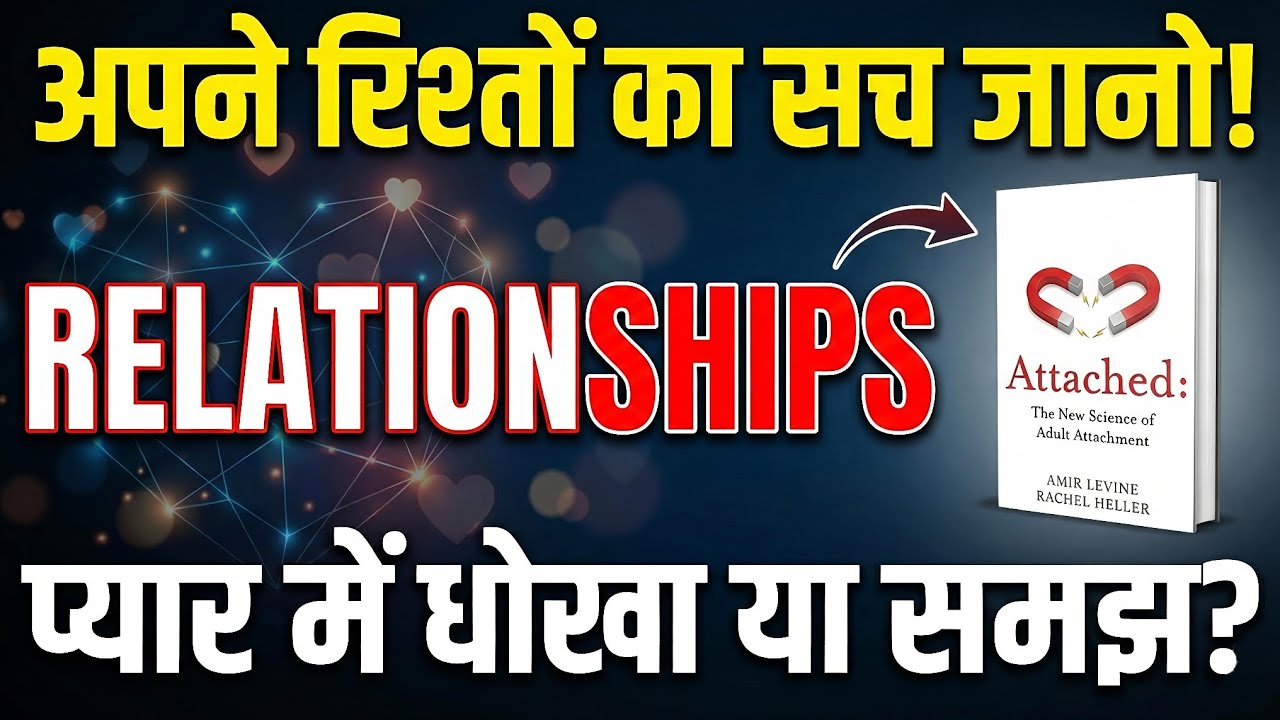 Attached by Amir Levine Audiobook | Book Summary in Hindi | Attachment Styles