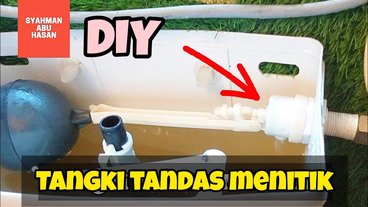 DIY:86 Tangki tandas menitik. Tukar getah ni je settle masalah! Jimat! #DIYSyahman