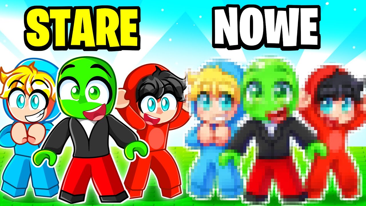 ZMIENILIŚMY SWOJE SKINY w ROBLOX NA ZAWSZE!!!