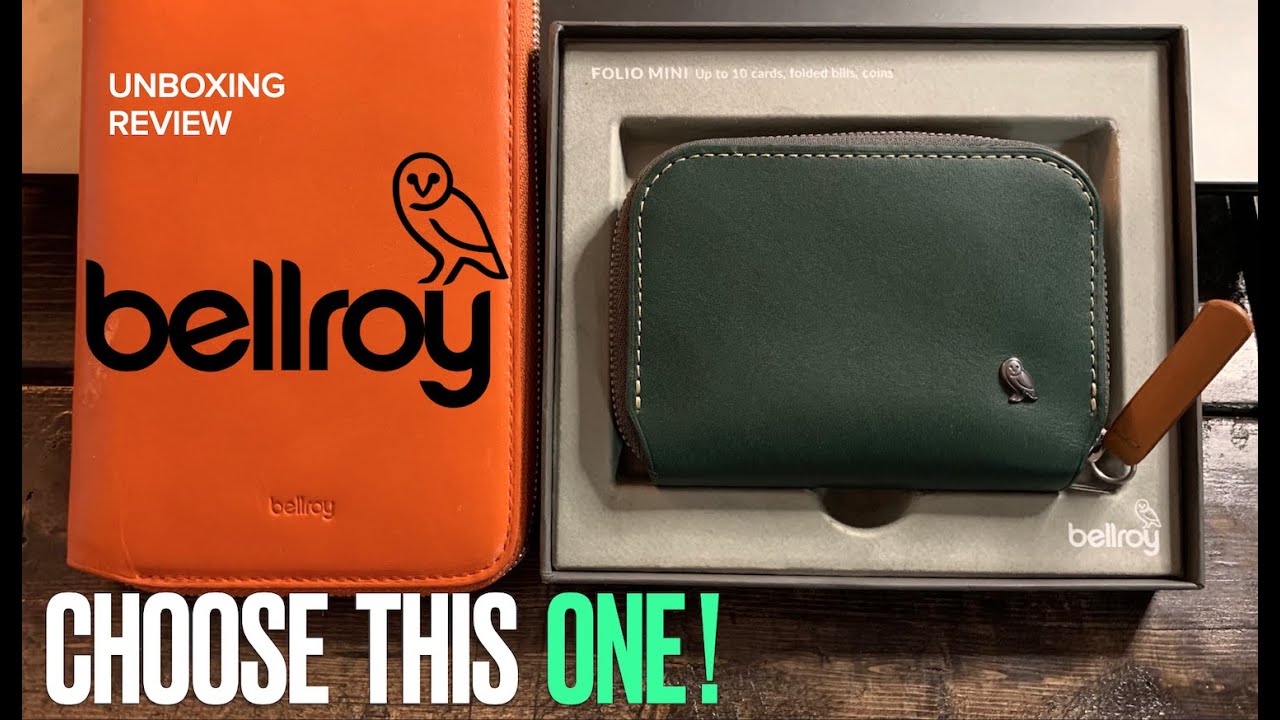 Мини-кошелек Bellroy Folio — обзор, распаковка — превосходит все ожидания!