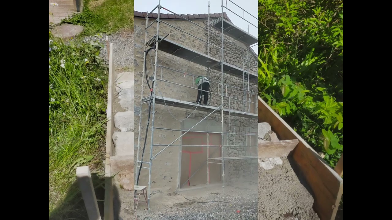 Façades pierre#abonnez vous #likes #partager #travail #réel 