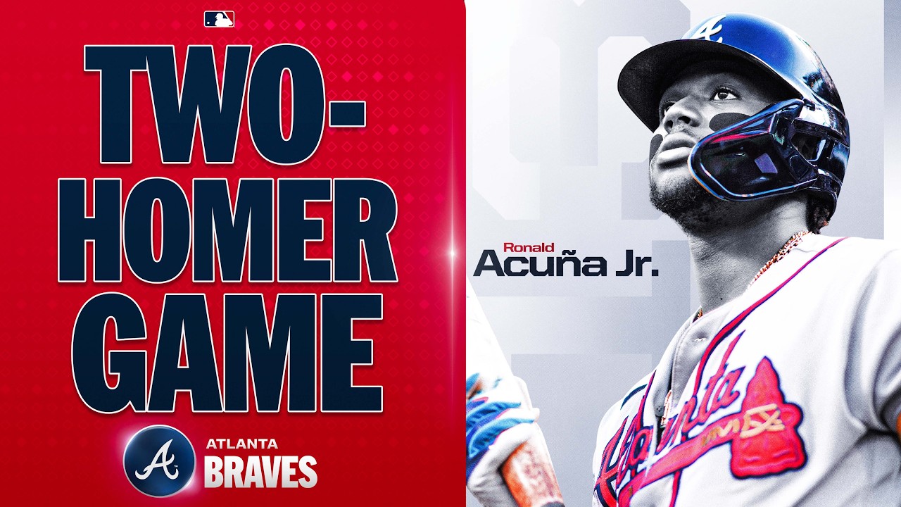 Ronald Acu&ntilde;a Jr. uderza DRUGIE home run w meczu 💪 (Jego czwarty home run w ciągu 3 dni!!) | Najwa...