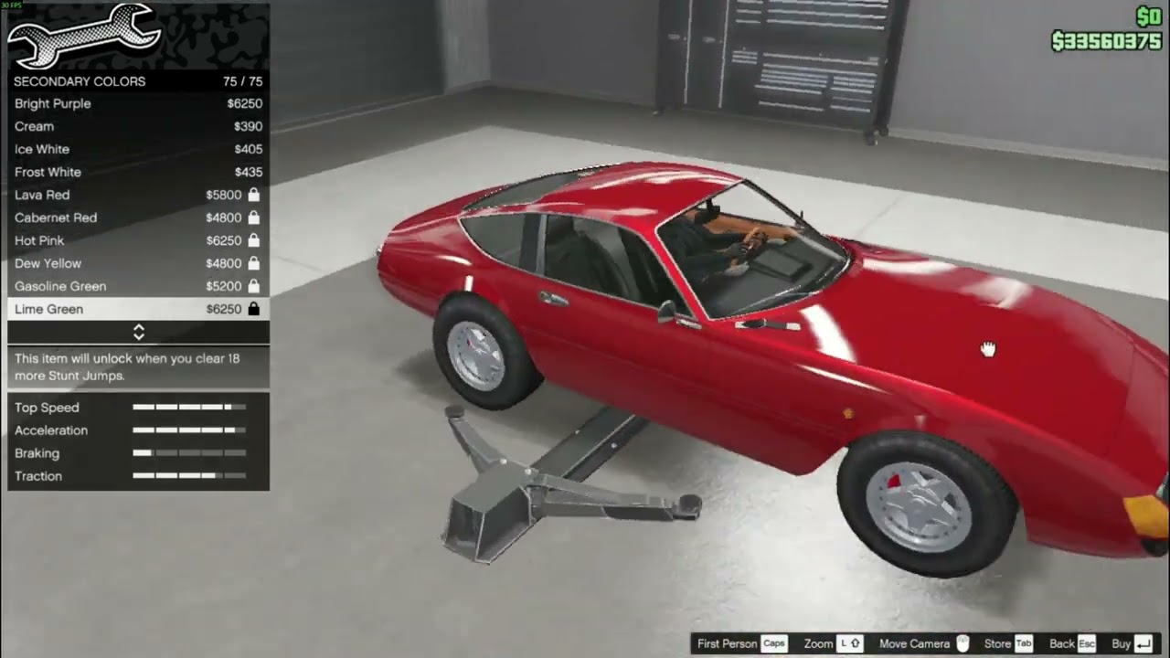 GTA 5 Grotti GT750 Customization (Ferrari 365GTB/4 Daytona)