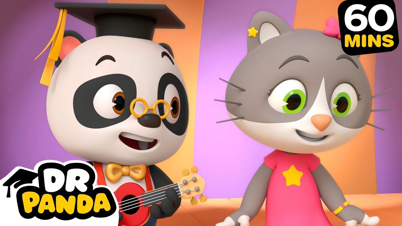 🎵🖌️ART CLASS PANDA: Creative Crafts | Learning Cartoon For Kids | Dr. Panda 🐼