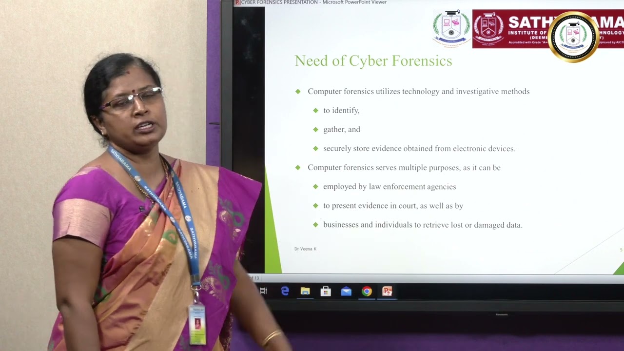 CYBER FORENSICS - Dr Veena K