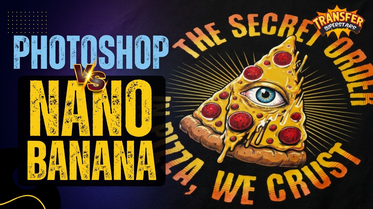 Как исправить распространённые проблемы с печатью DTF с помощью Photoshop или Nano Banana? Исполь...