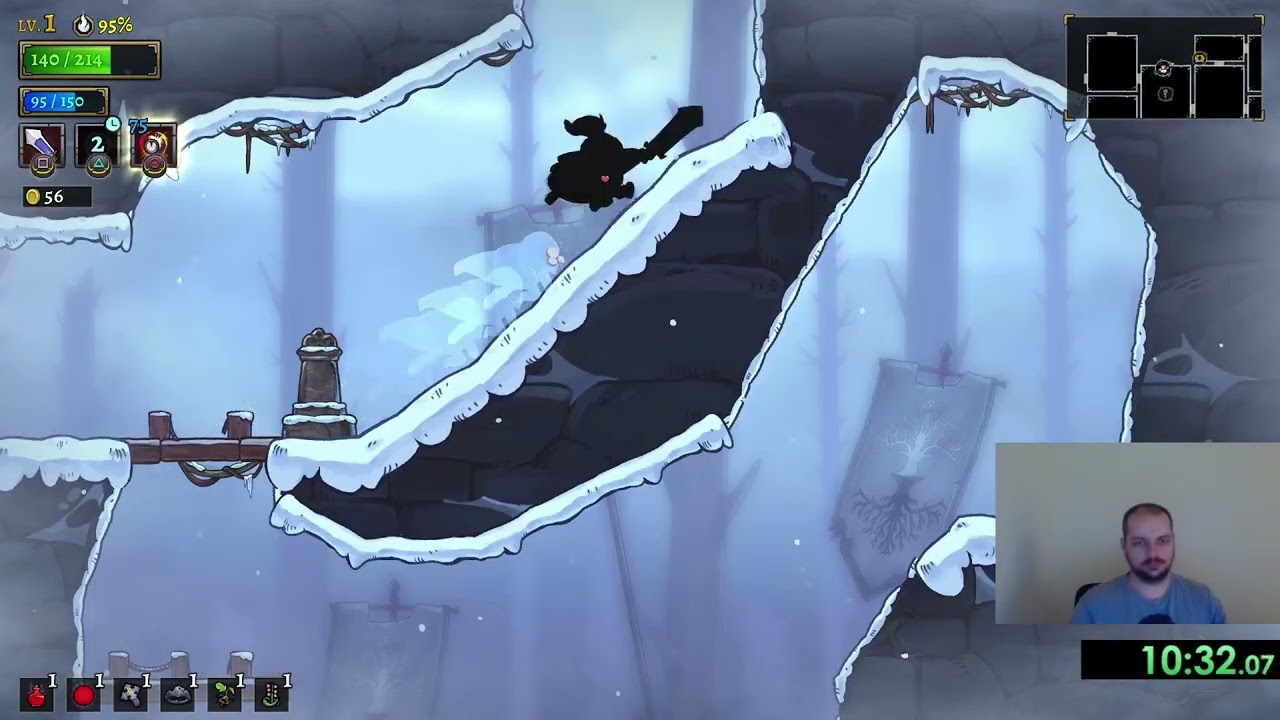 5 MINUTE TIME SAVE! Rogue legacy 2 Any% WR in 31:06