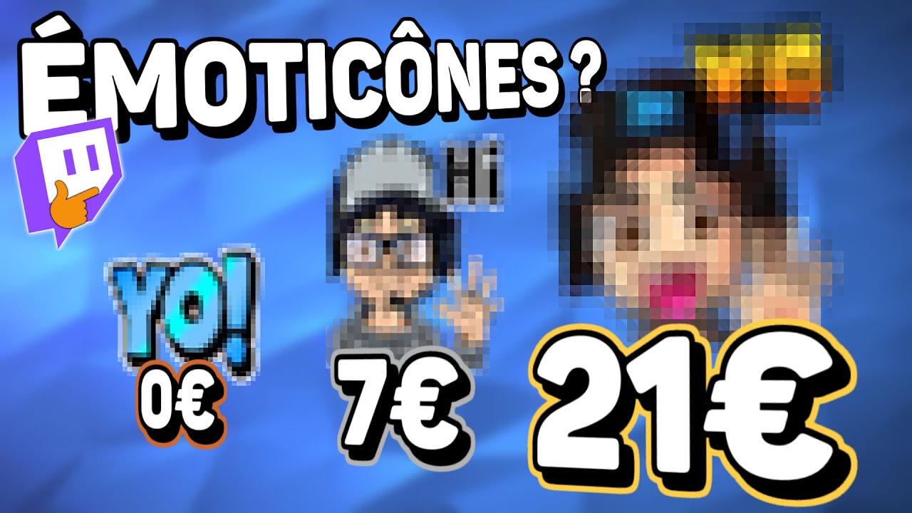 Créer des Émotes Twitch... ou les Acheter ?