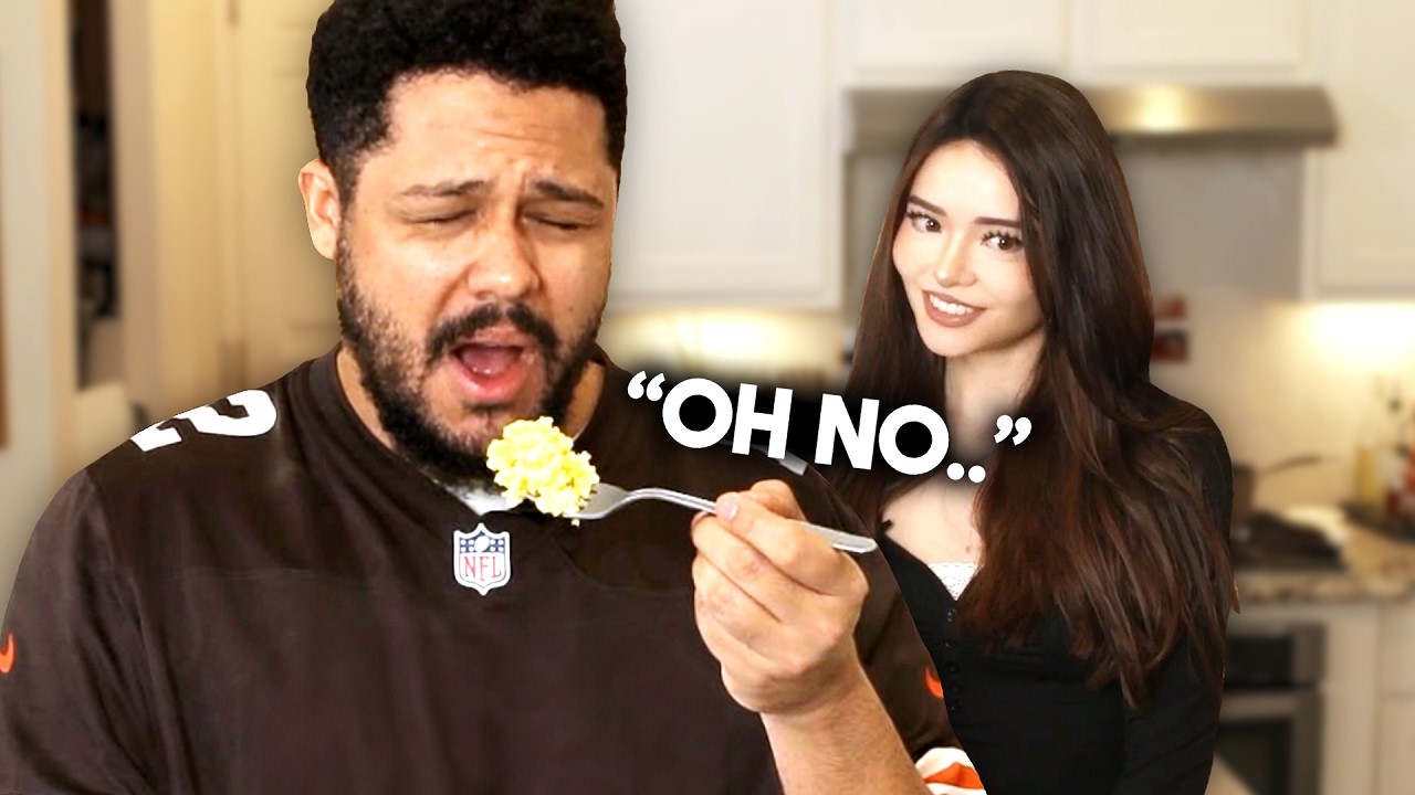 Eating Egg For The First Time Ever..