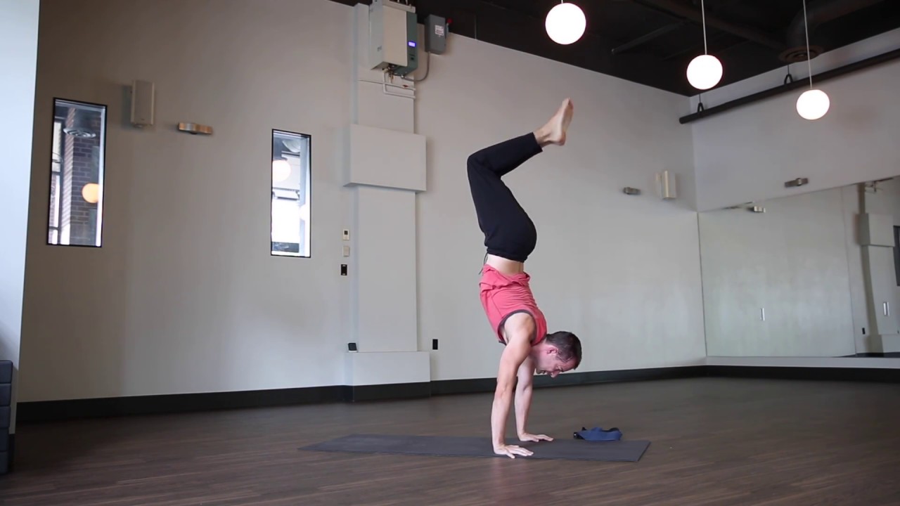 How to go from Crow Pose to Handstand