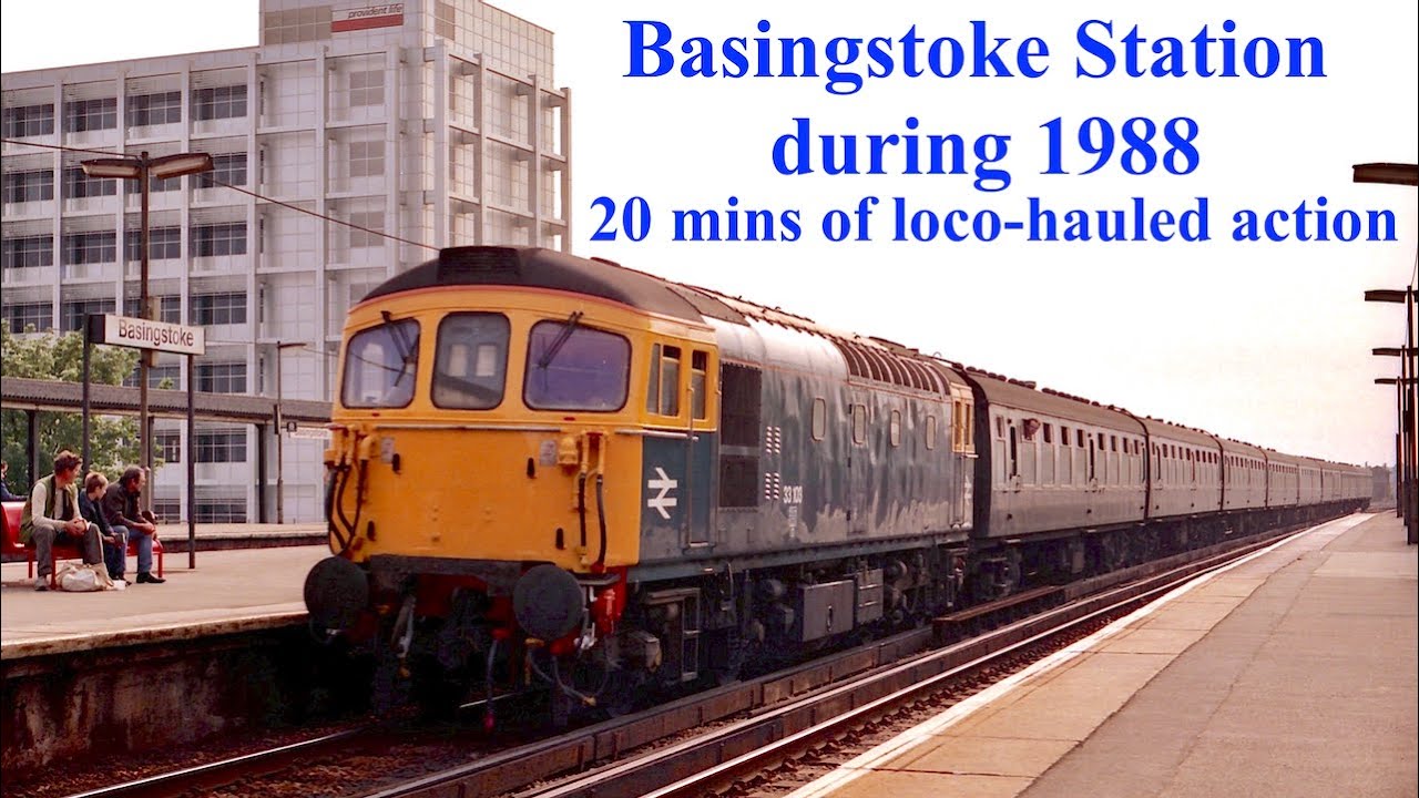 British Rail in the 1980s - Basingstoke Station during 1988