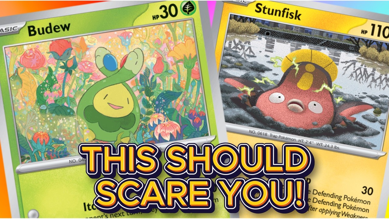 Budew is even SCARIER with Stunfisk! (PTCGL)