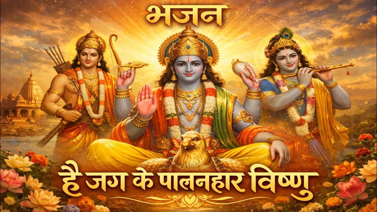 Bhajan for Lord Vishnu, Ram & Krishna | भजन - Vishnu, Ram & Krishna Devotional Song | Bhakti Preem