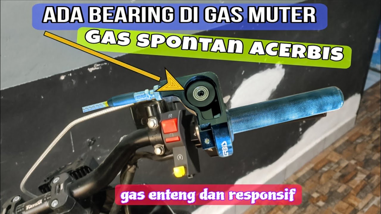 PASANG GAS SPONTAN ACERBIS JADI RINGAN
