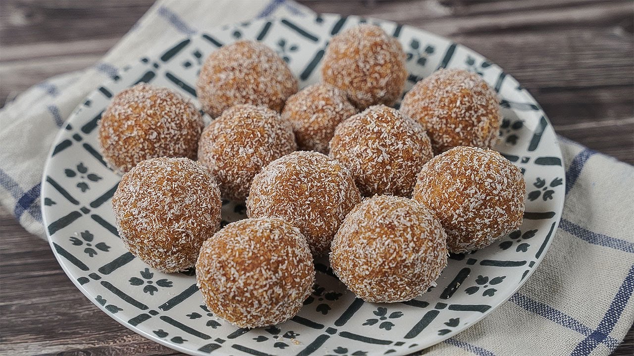 Caramel Coconut Ladoo | Easy Coconut Laddu Recipe | Yummy