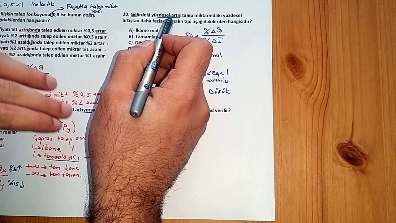 6) ESNEKLİK SORU ÇÖZÜMÜ - 3