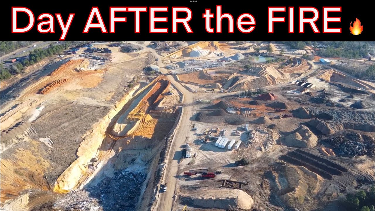 What Happened the Day after the LANDFILL Fire? 🔥