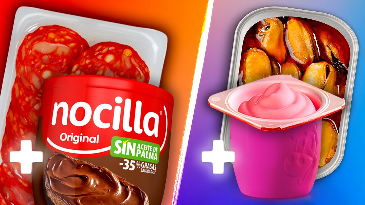 Las 7 COMBINACIONES M&Aacute;S RARAS de COMIDA! 🤢 No comas estas cosas juntas!