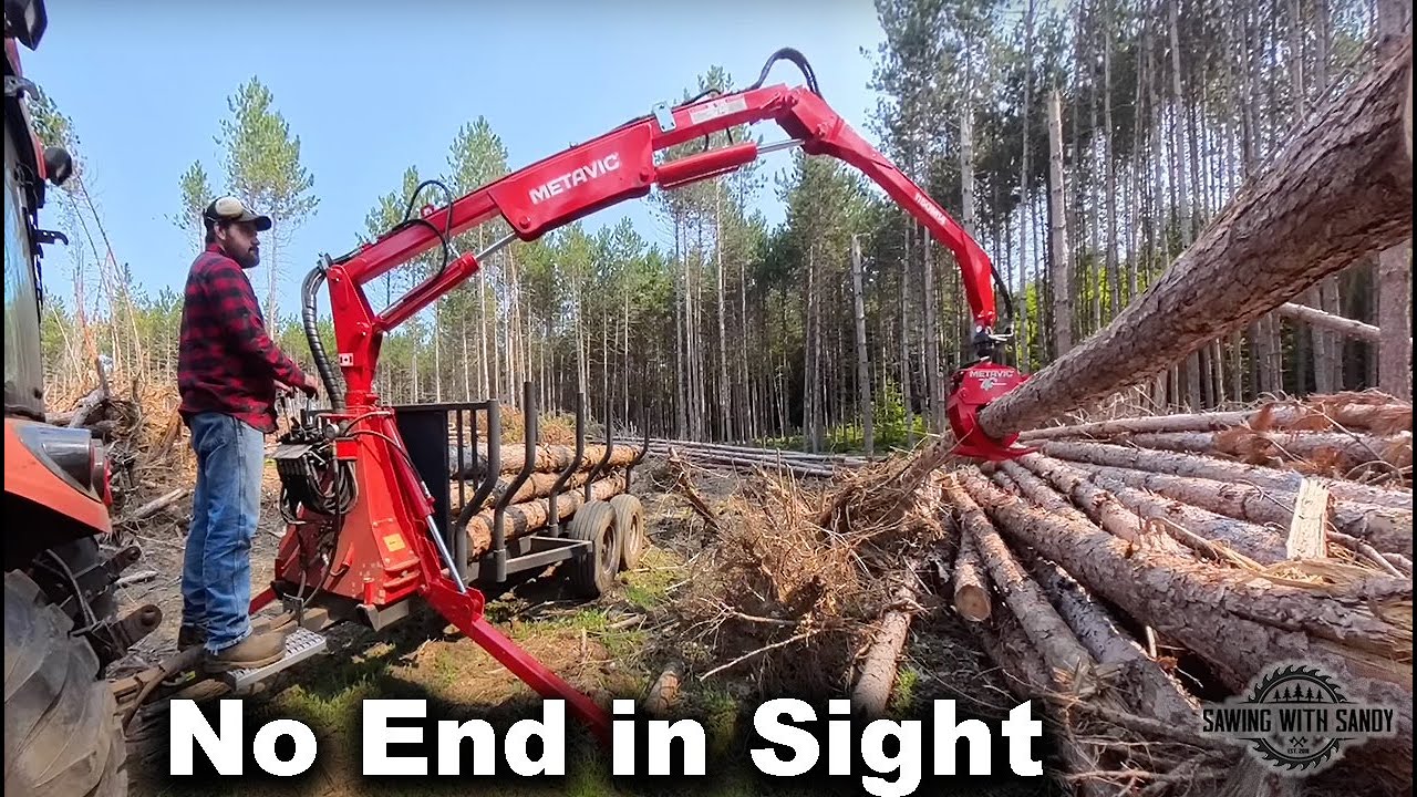 Run a Small-Scale Log Loader With Me (POV)