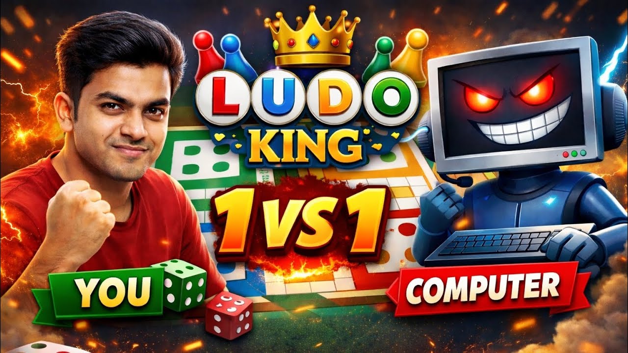Ludo King 1v1 vs Computer | Impossible AI Challenge 😱🔥 | Full Gameplay