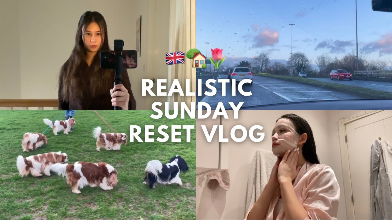 ￼ใช้ชีวิตกับวัยรุ่นที่อังกฤษ 🇬🇧 Realistic Vlog 🌷| Sunday reset & Night routine 🏡🌙