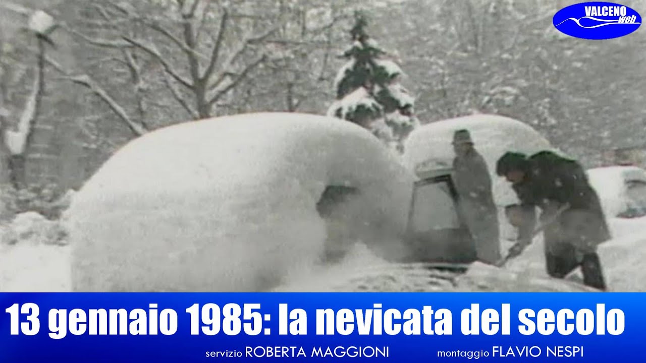13 gennaio 1985: la nevicata del secolo