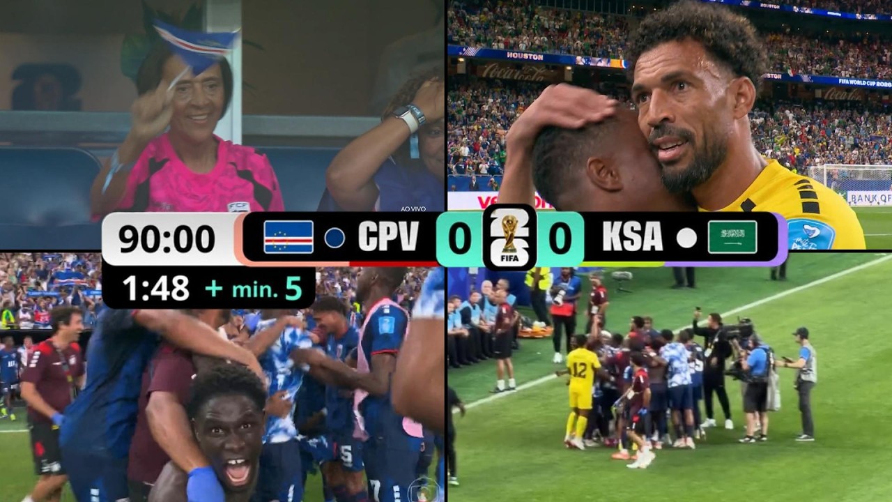 Vozinha and Cabo Verde Bench EXPLODES After Historic World Cup Knockout Spot!