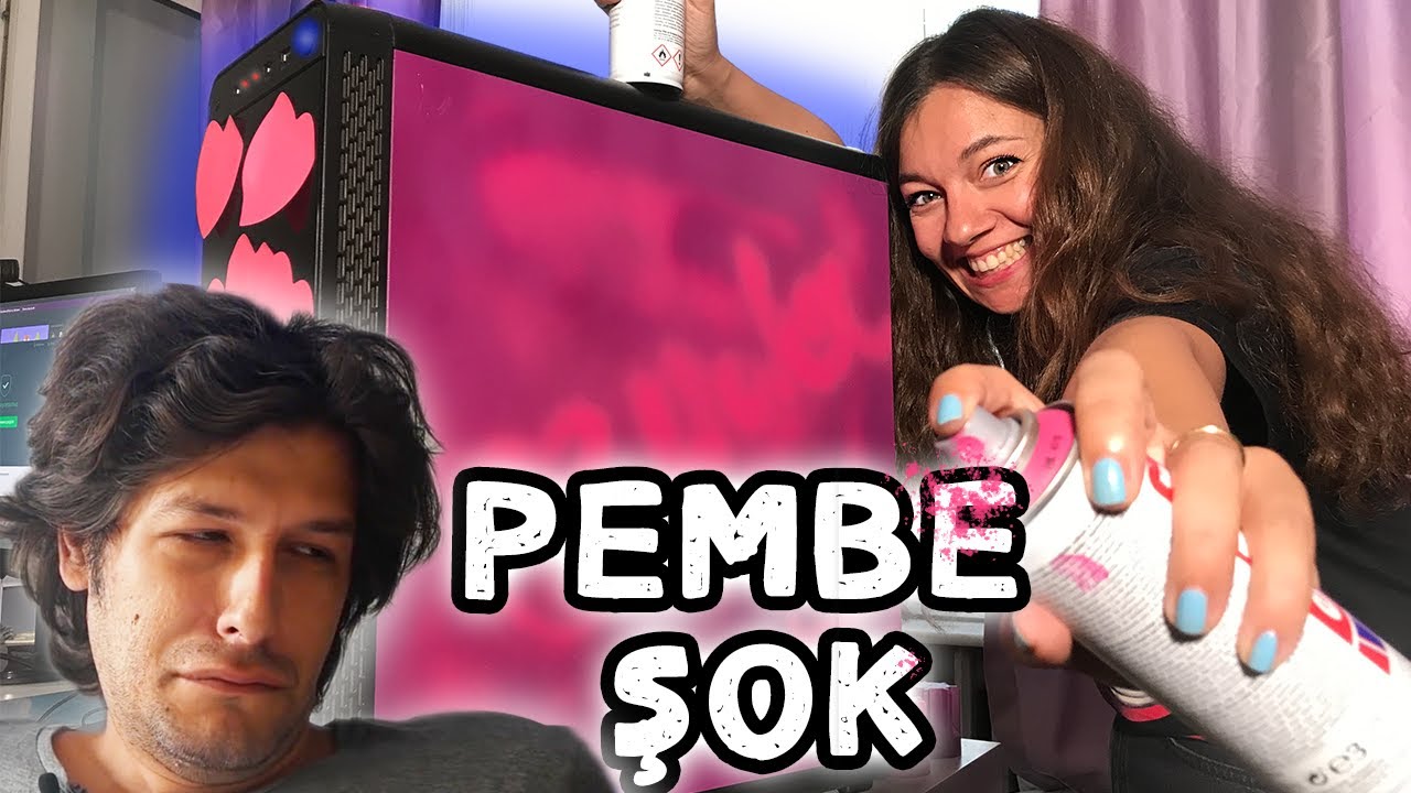 KOCAMA PEMBE ŞOK ( BİLGİSAYARINI BİLE BOYADIM )
