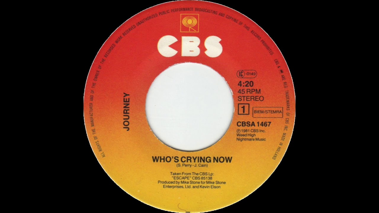 Who's Crying Now - Journey (1981)