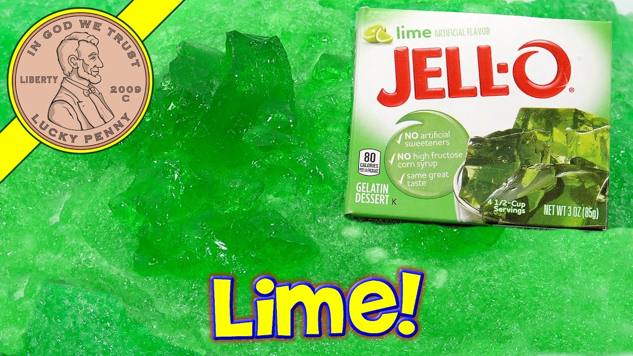 Make Jello Slime - Will It Slime - Lime Jello Slime