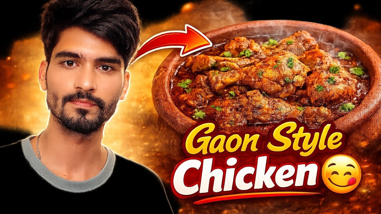 Gaon Style Chicken Sabji Recipe 😋