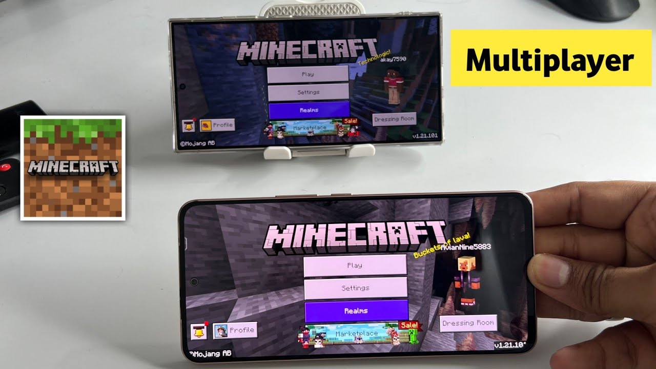 How to invite friends in Minecraft (Mobile) 