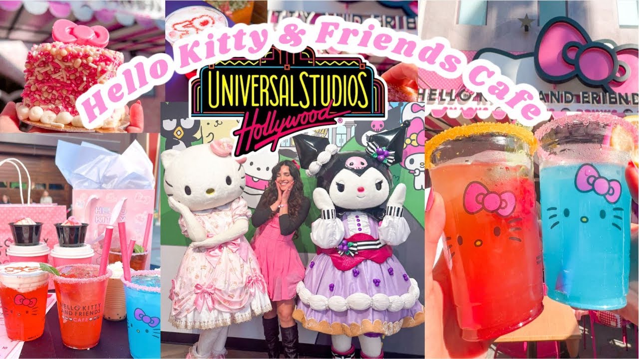 Я попробовала ВСЕ в кафе Hello Kitty & Friends в Universal CityWalk 🎂🎀