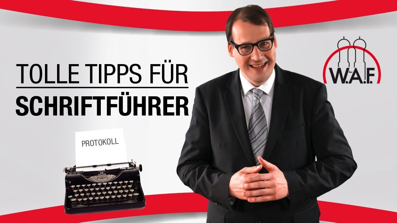 Sonderrolle Schriftführer: Was muss ich beachten? | Betriebsrat Video