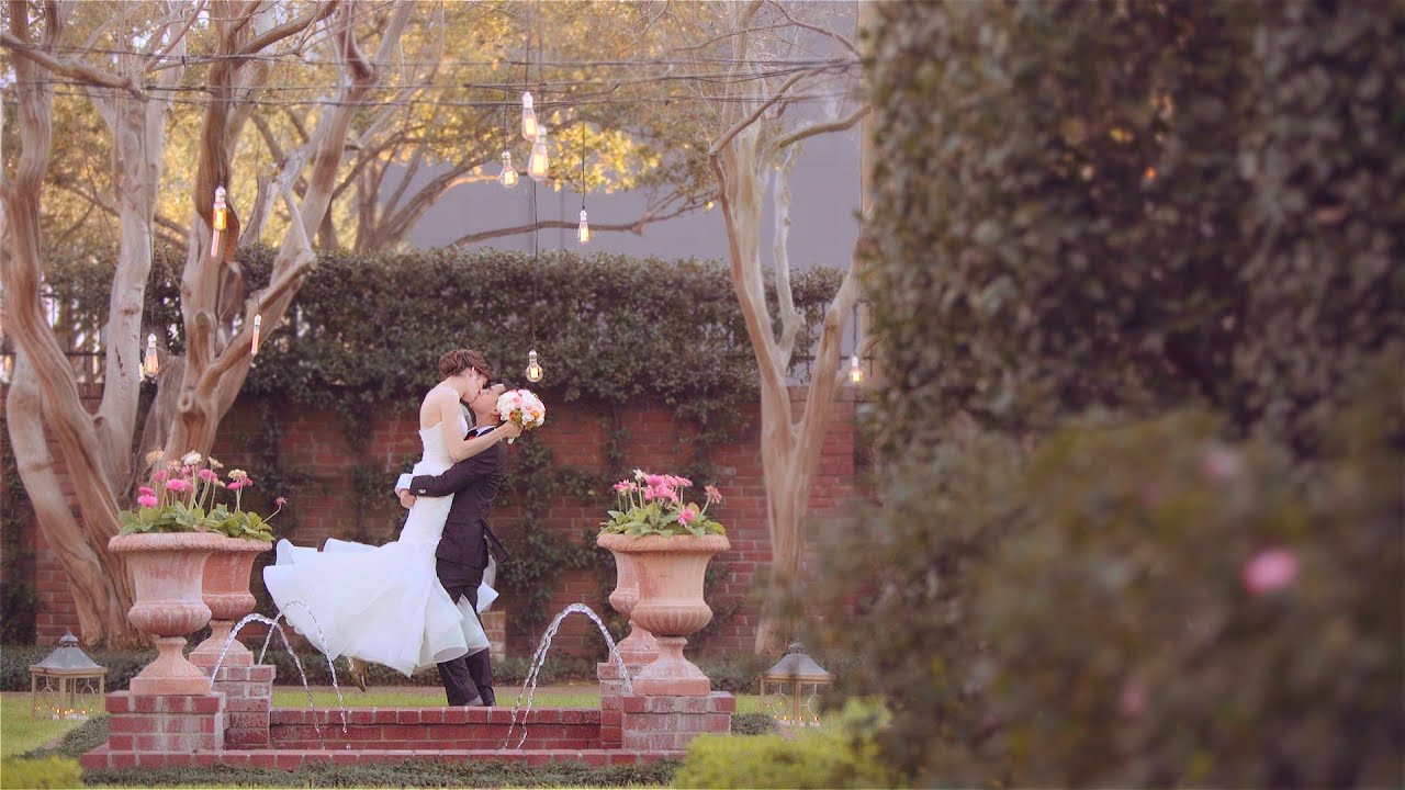 Emotional Wedding film & Proposal Story at River Oaks Garden Club {groom cries}