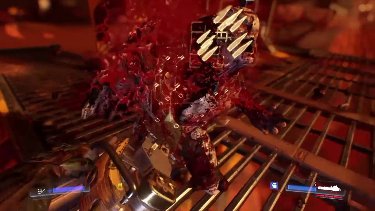 Doom 2016 - Preview and Light Machine gun gameplay