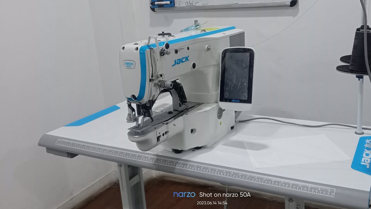 JACK machine JK-T1900G  programming (1)button and buttock (2)speed lock (3)language change
