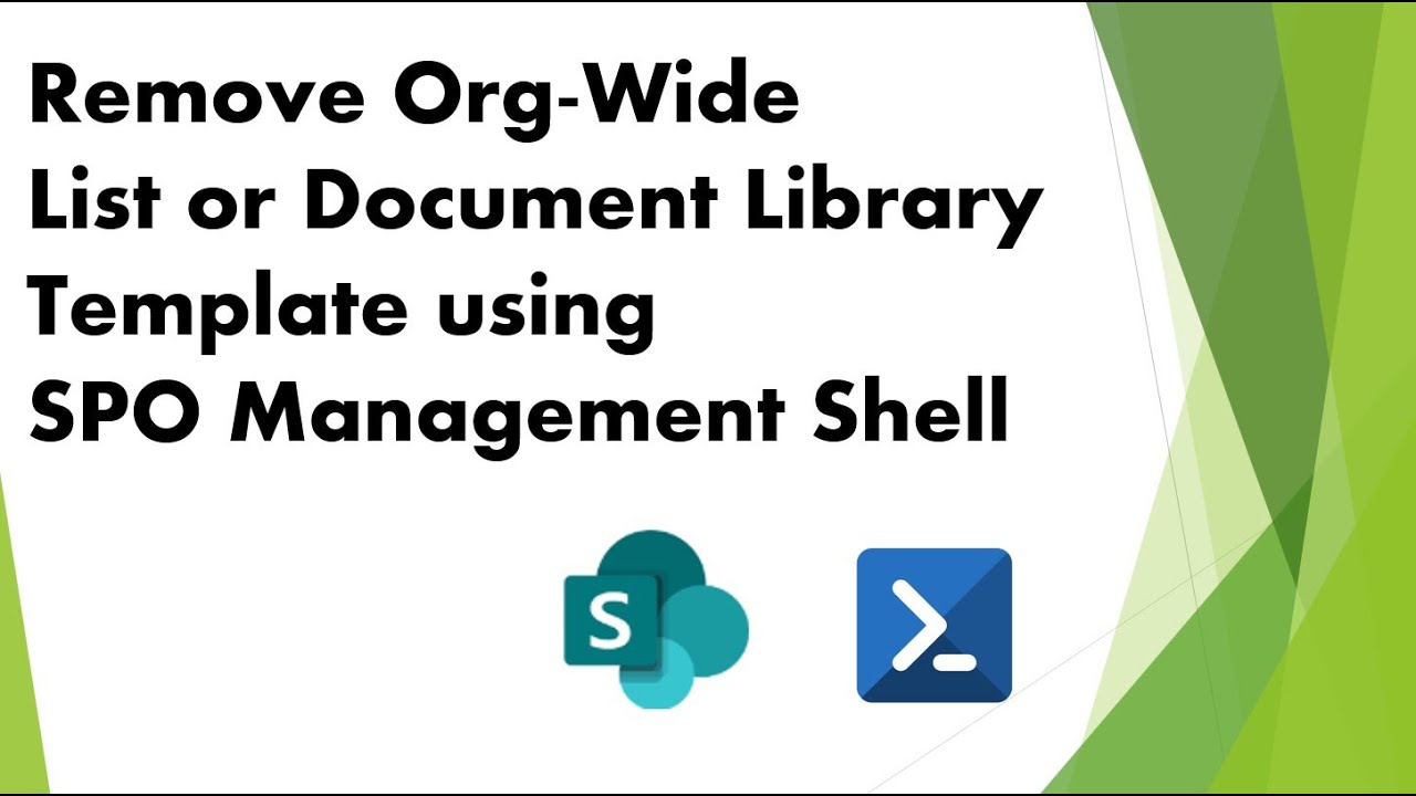 Remove Org Wide List or Doc Lib Template