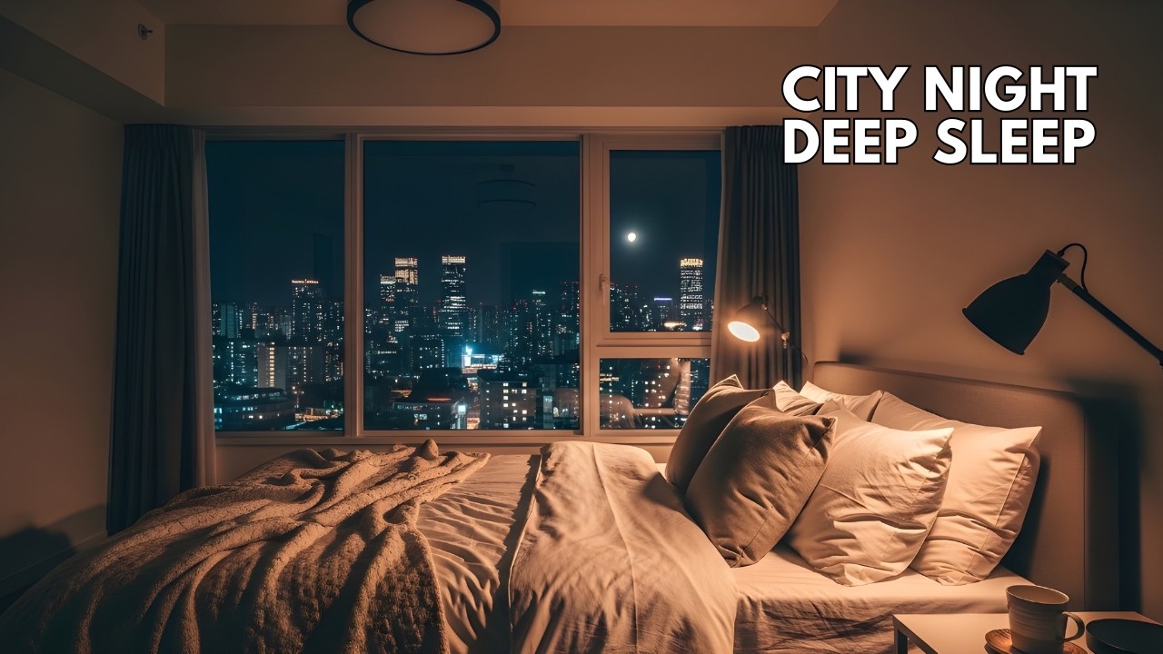 Sleeping in a High-Rise Apartment – Relaxing Night Ambience