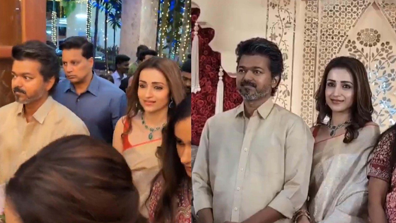 Vijay Thalapathy Spotted With Trisha Visuals | Trisha & Vijay Latest Video | Daily Culture