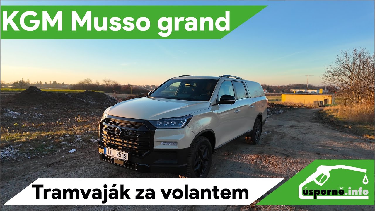 KGM Musso Grand: Korejský pick-up útočí!
