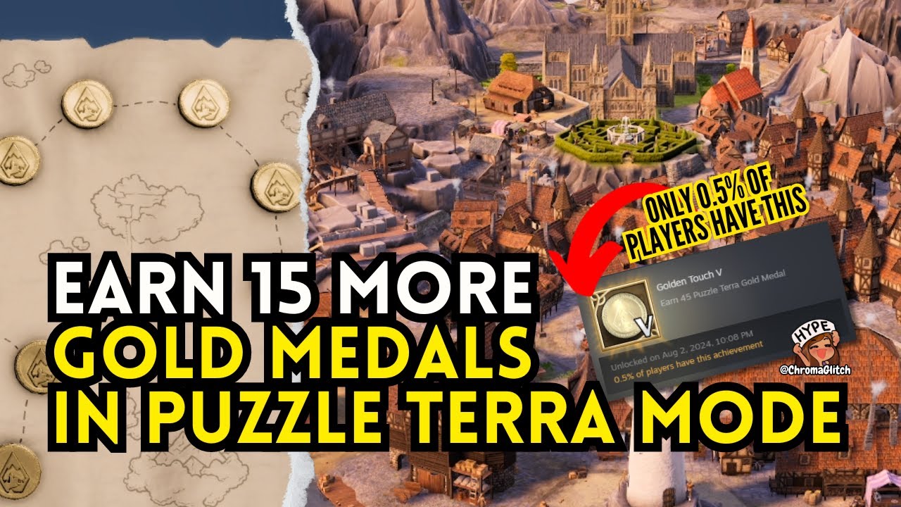 How to EARN 15 MORE GOLD MEDALS in Puzzle Terra Mode | TerraScape