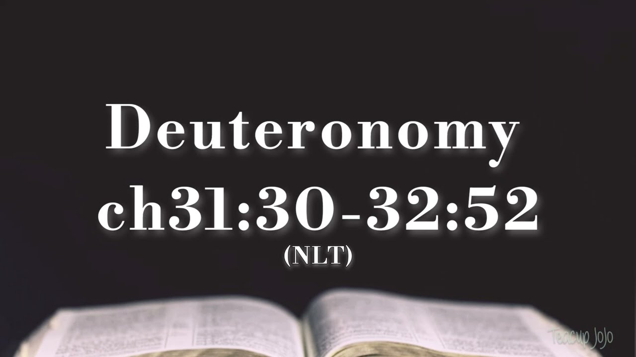 Второзаконие, глава 31:30 - 32:47 – NLT Аудиовизуальное издание
