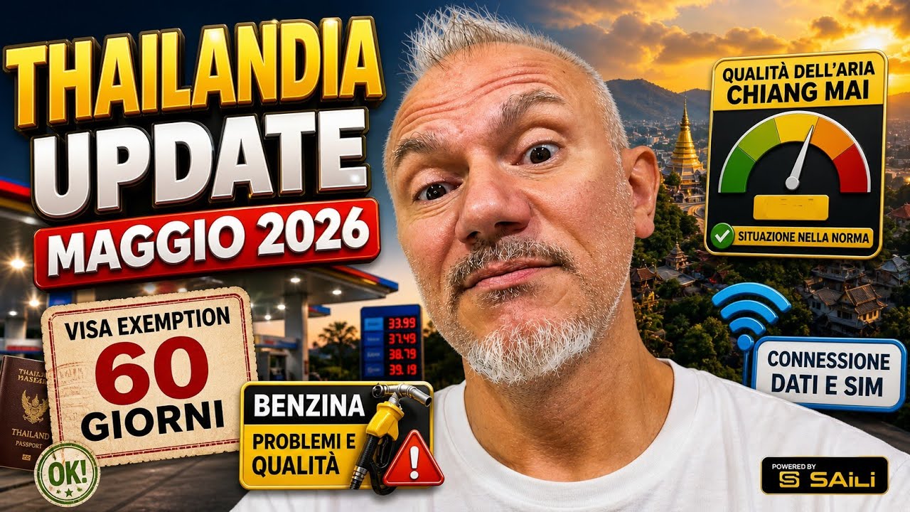 🧠 Thailandia MAGGIO 2026: UPDATE - riflessioni e aggiornamento personale #Thailandia #VitaReale
