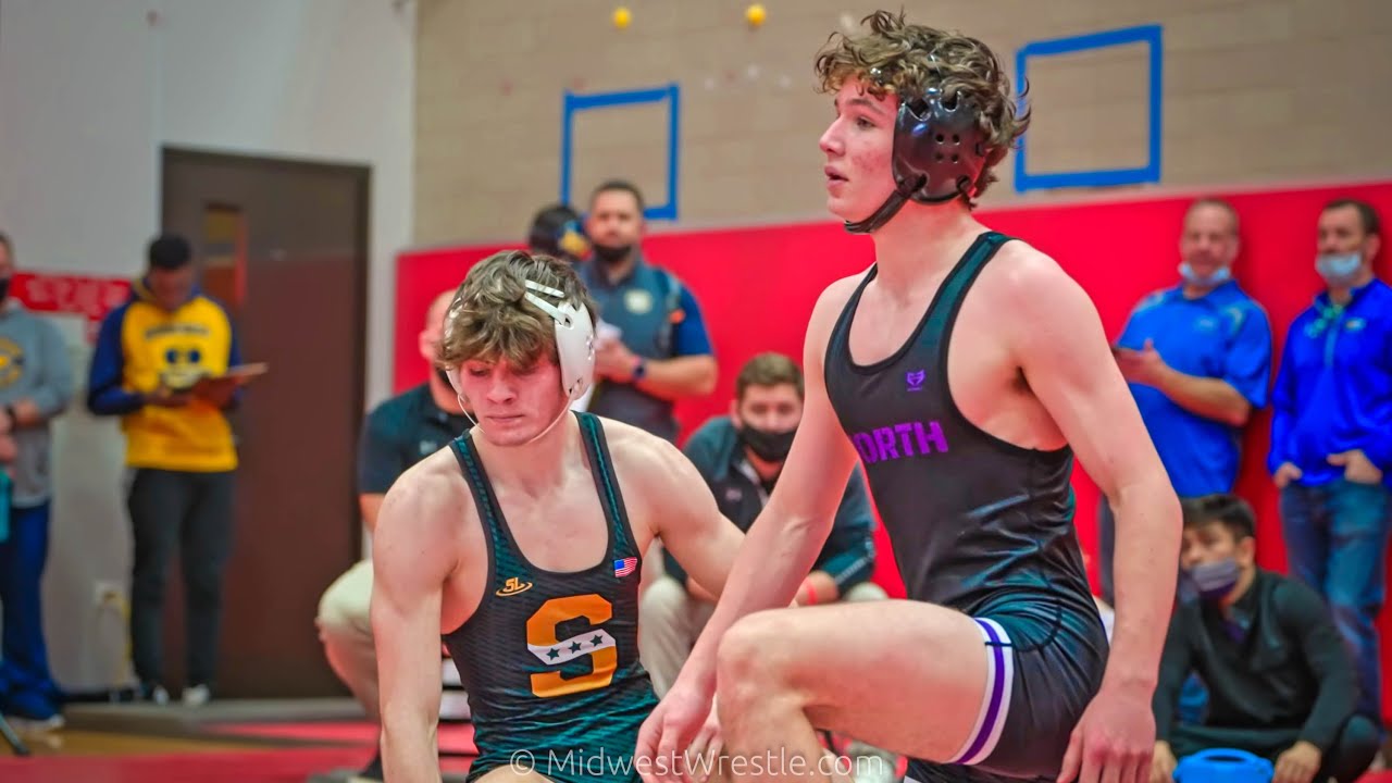 145 – Thomas Schoolman {G} of Stevenson IL vs. Caleb Hengler {R} of Downers Grove North IL
