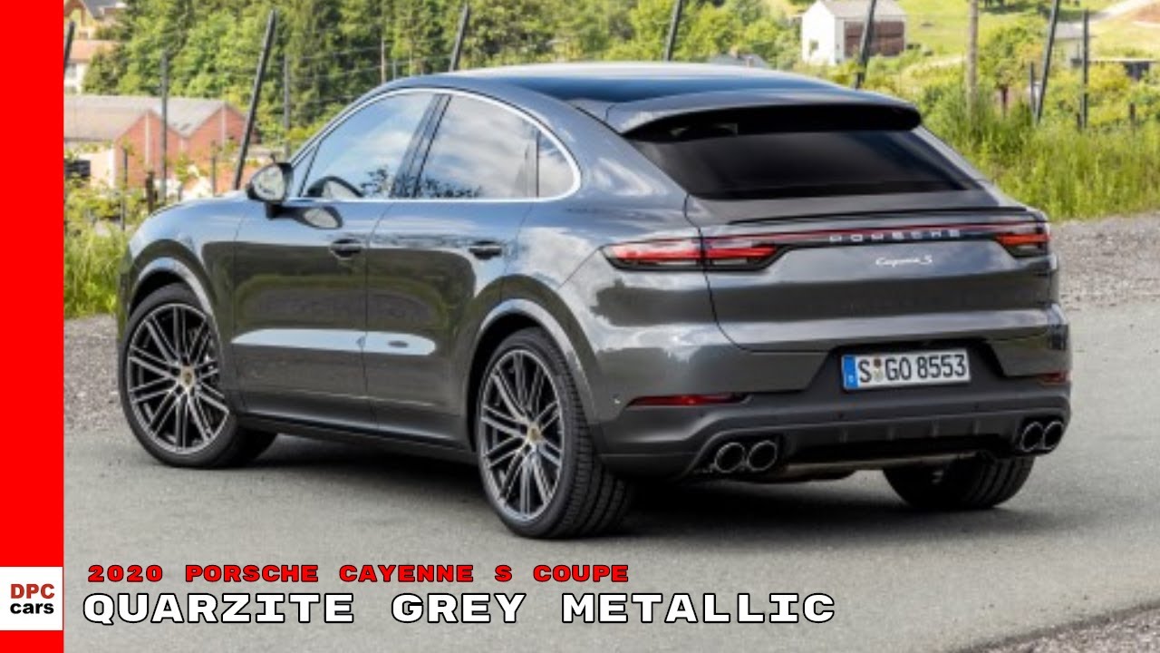 2020 Porsche Cayenne S Coupe Quarzite Grey Metallic
