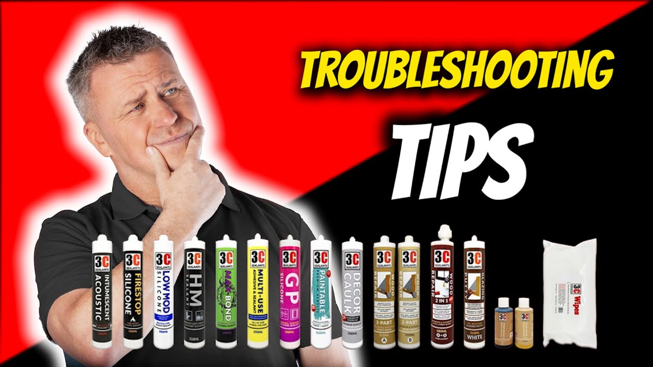 Sealants & Adhesives | Tips & Troubleshooting | THE 10 MOST FREQUENTLY ASKED QUESTIONS @3C Sealants