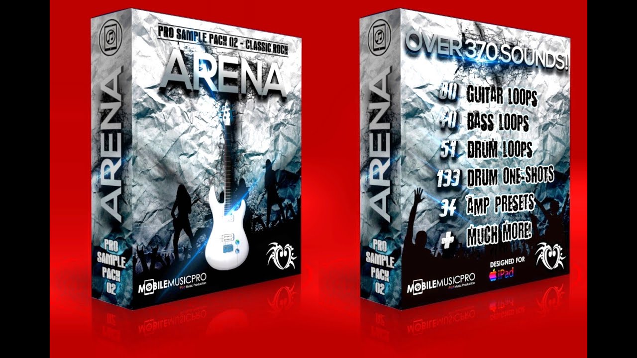 MobileMusicPro - Pro Sample Pack 2 - ARENA - Classic Rock by Jamie Mallender - Let&rsquo;s Explore