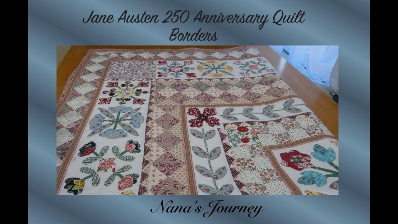 Jane Austen Quilt: Borders
